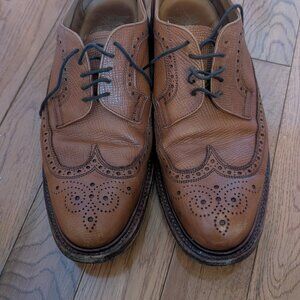 Ralph Lauren Double RL & Co Brown Wingtip Shoes